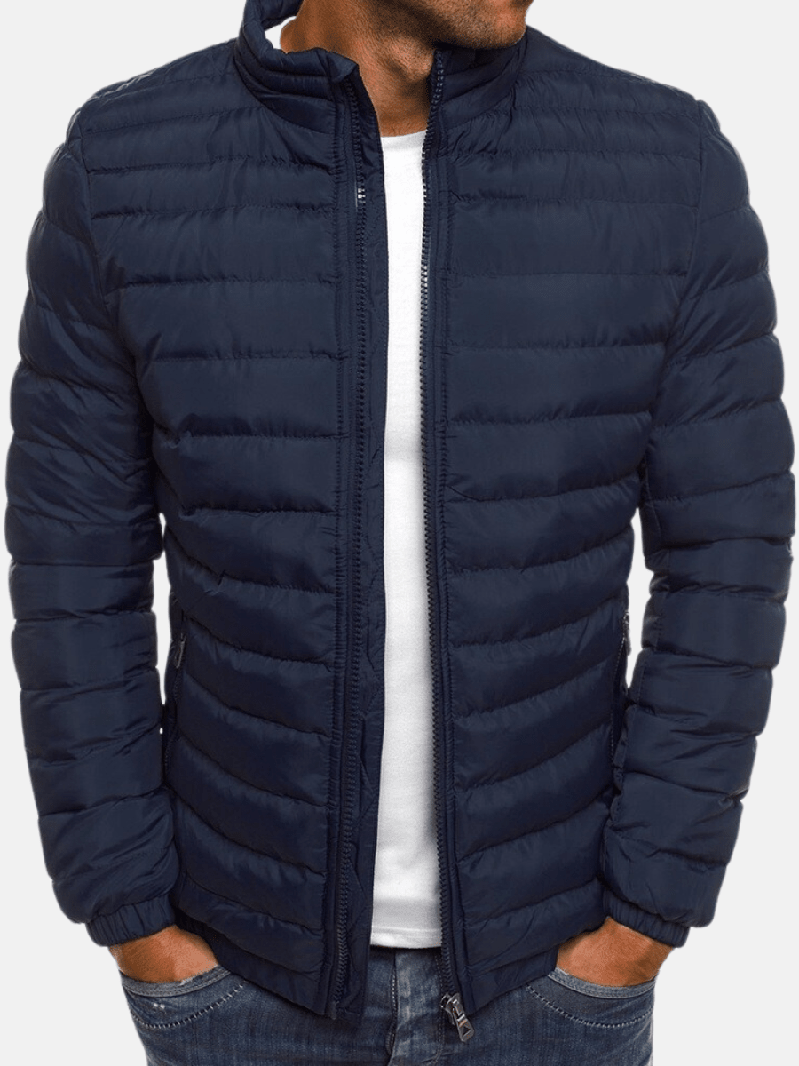 Gorm | Let Quiltet Vinterjakke til Herrer - StilfulltMen's jacketsMarineblåSGorm | Let Quiltet Vinterjakke til Herrer