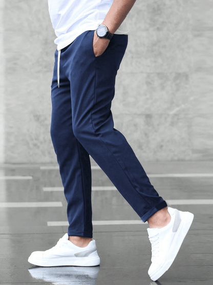 Grayson | Pantalones de Vestir Elásticos y Cómodos - StilfulltMen's pantsstel68622laraAzul marinoSGrayson | Pantalones de Vestir Elásticos y Cómodos