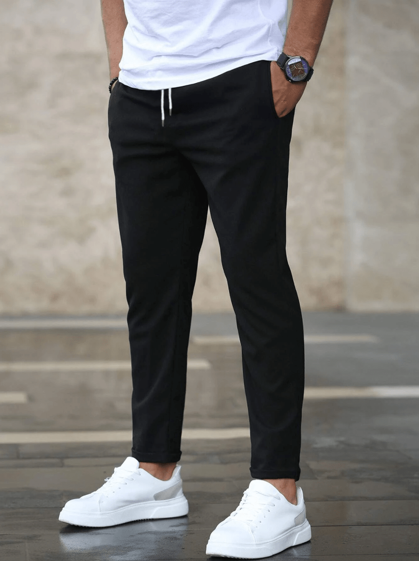 Grayson | Pantalones de Vestir Elásticos y Cómodos - StilfulltMen's pantsstel68612laraNegroSGrayson | Pantalones de Vestir Elásticos y Cómodos