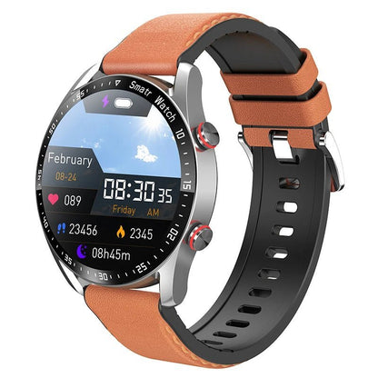 Grayson | Reloj Inteligente Clásico de Esfera Redonda - StilfulltSmart watchesDXT4C3HDSilicona plateadaGrayson | Reloj Inteligente Clásico de Esfera Redonda
