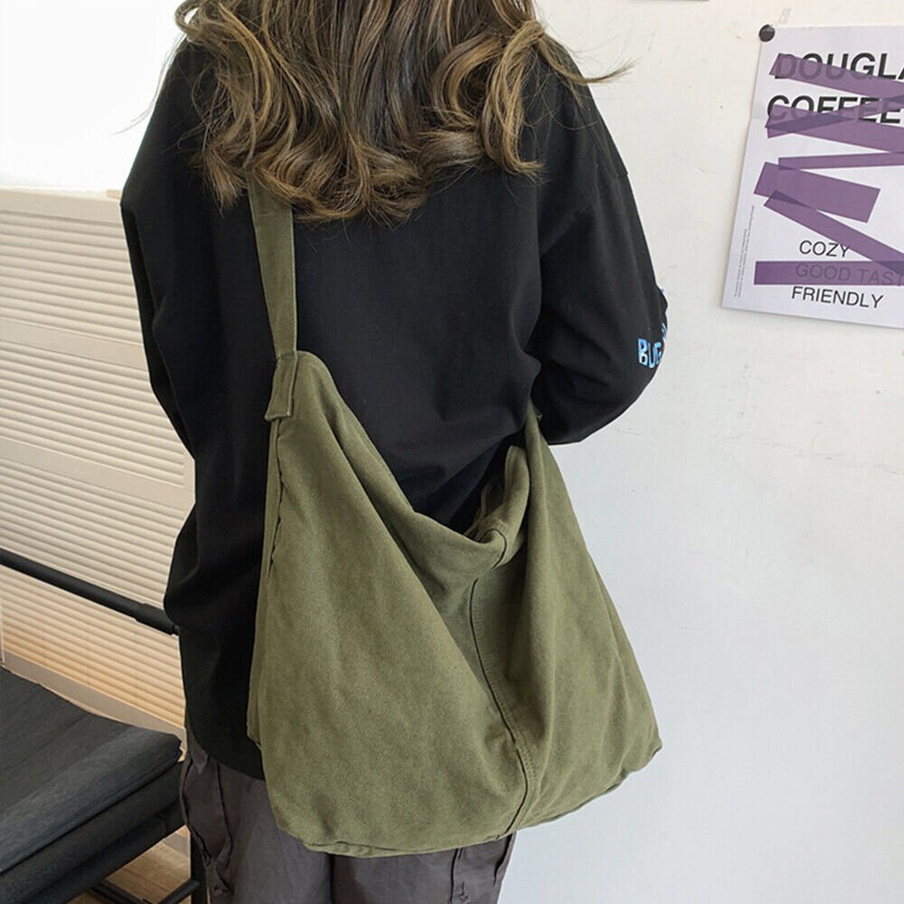 Greer | Bolso Bandolera de Lona Amplio - StilfulltWomen's handbagsDBAD4-QX369003VerdeGreer | Bolso Bandolera de Lona Amplio