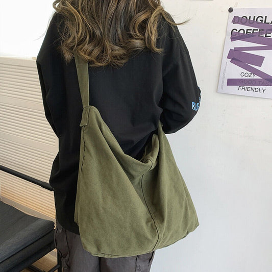 Greer | Bolso Bandolera de Lona Amplio - StilfulltWomen's handbagsDBAD4-QX369003VerdeGreer | Bolso Bandolera de Lona Amplio