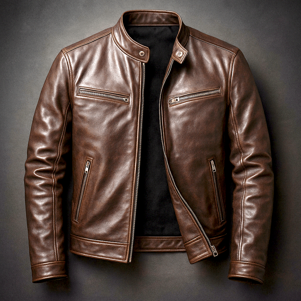 Griffin | Chaqueta de Piel Vintage - StilfulltMen's jacketsMarrónXSGriffin | Chaqueta de Piel Vintage
