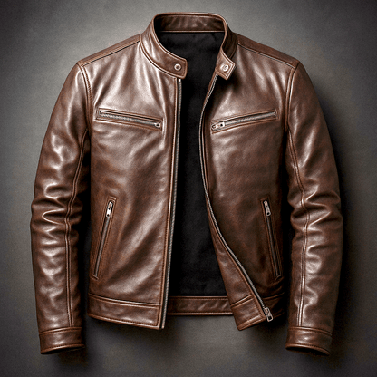 Griffin | Chaqueta de Piel Vintage - StilfulltMen's jacketsMarrónXSGriffin | Chaqueta de Piel Vintage