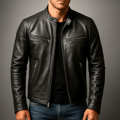 Griffin | Chaqueta de Piel Vintage - StilfulltMen's jacketsNegroXSGriffin | Chaqueta de Piel Vintage