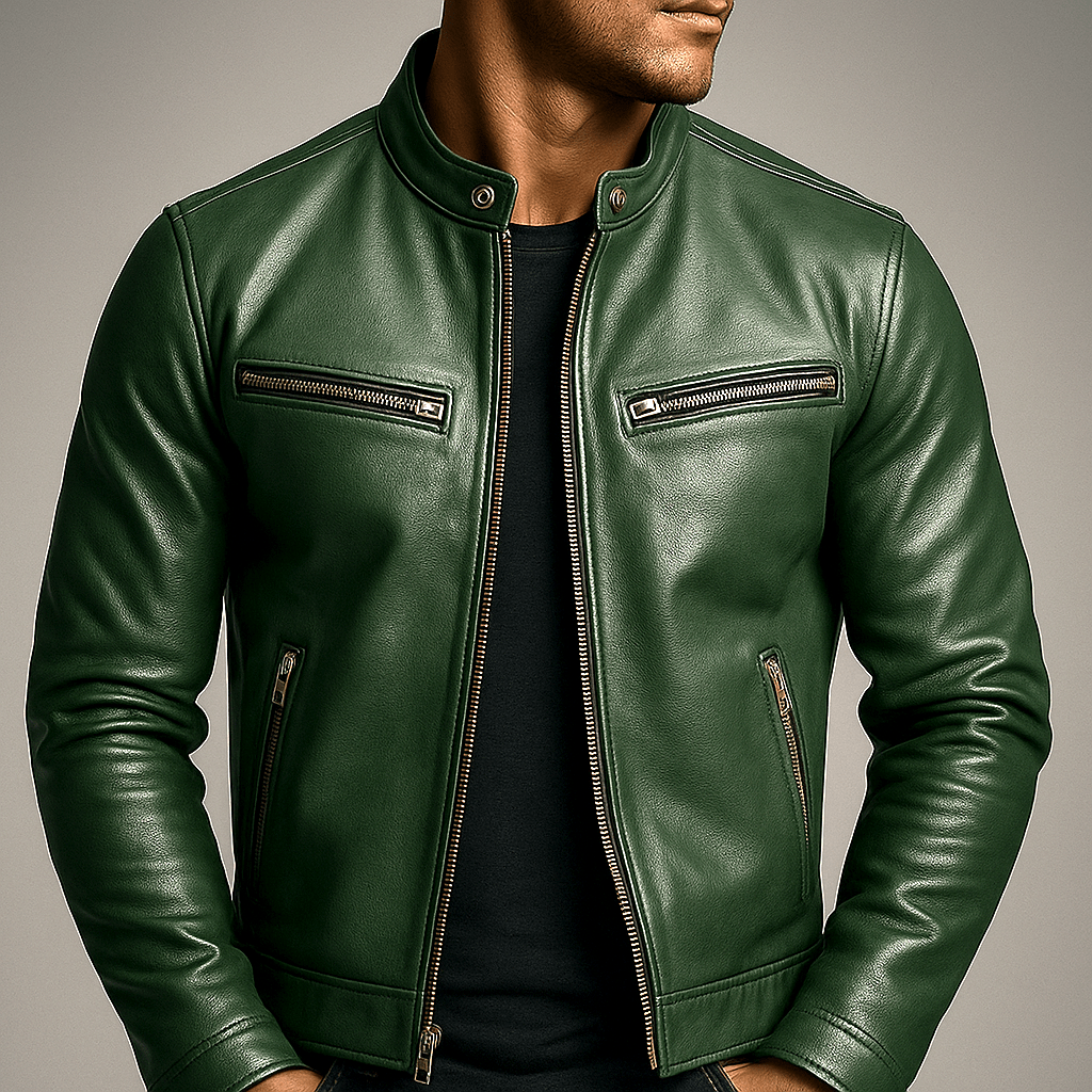 Griffin | Chaqueta de Piel Vintage - StilfulltMen's jacketsVerdeXSGriffin | Chaqueta de Piel Vintage