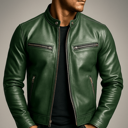 Griffin | Chaqueta de Piel Vintage - StilfulltMen's jacketsVerdeXSGriffin | Chaqueta de Piel Vintage