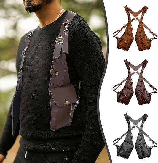 Halvern | Arnés Bandolera Antirrobo Ajustable - StilfulltCross body bagsMarrón oscuroHalvern | Arnés Bandolera Antirrobo Ajustable