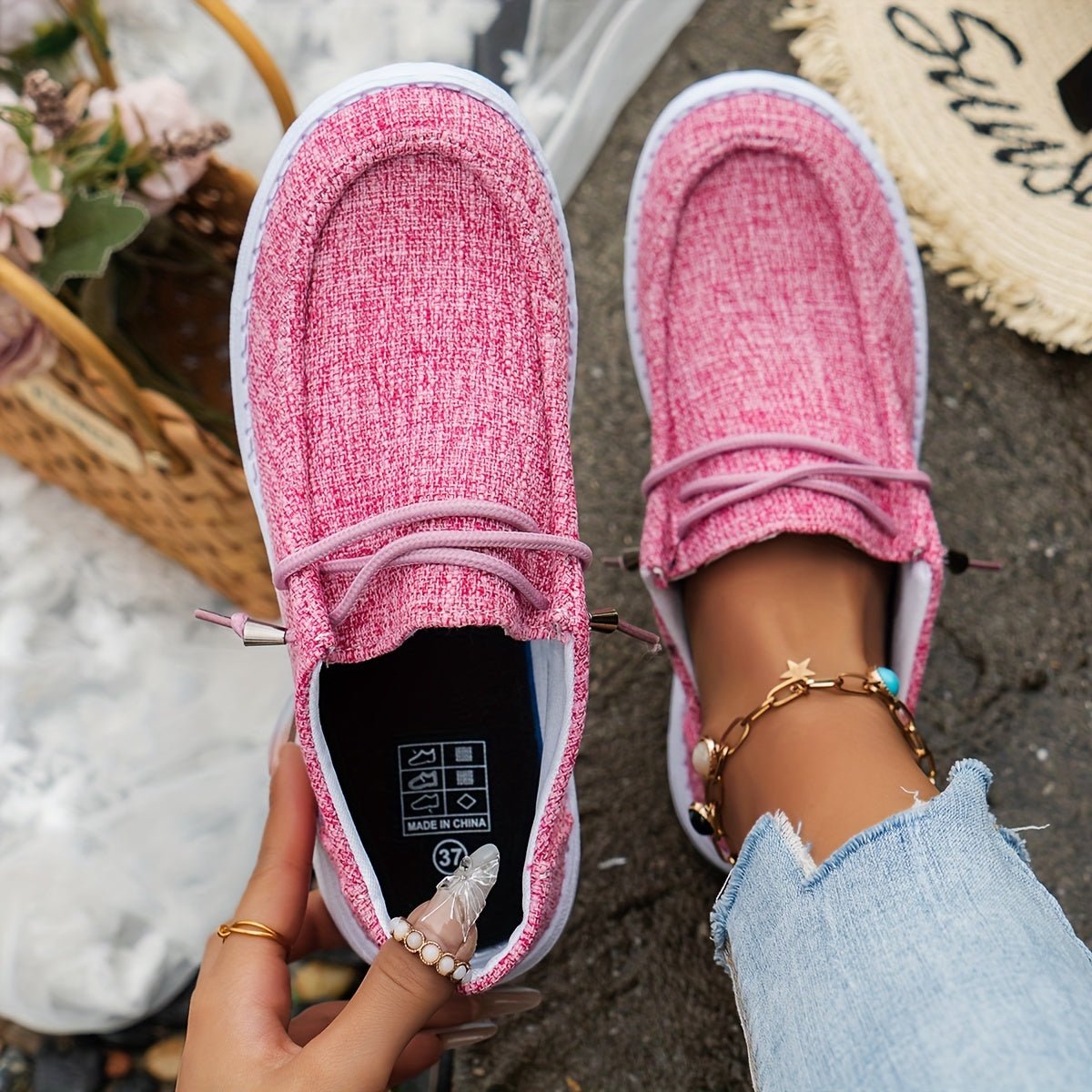 Harlow | Zapatillas Transpirables sin Cordones - StilfulltWomen's shoesNegro36Harlow | Zapatillas Transpirables sin Cordones