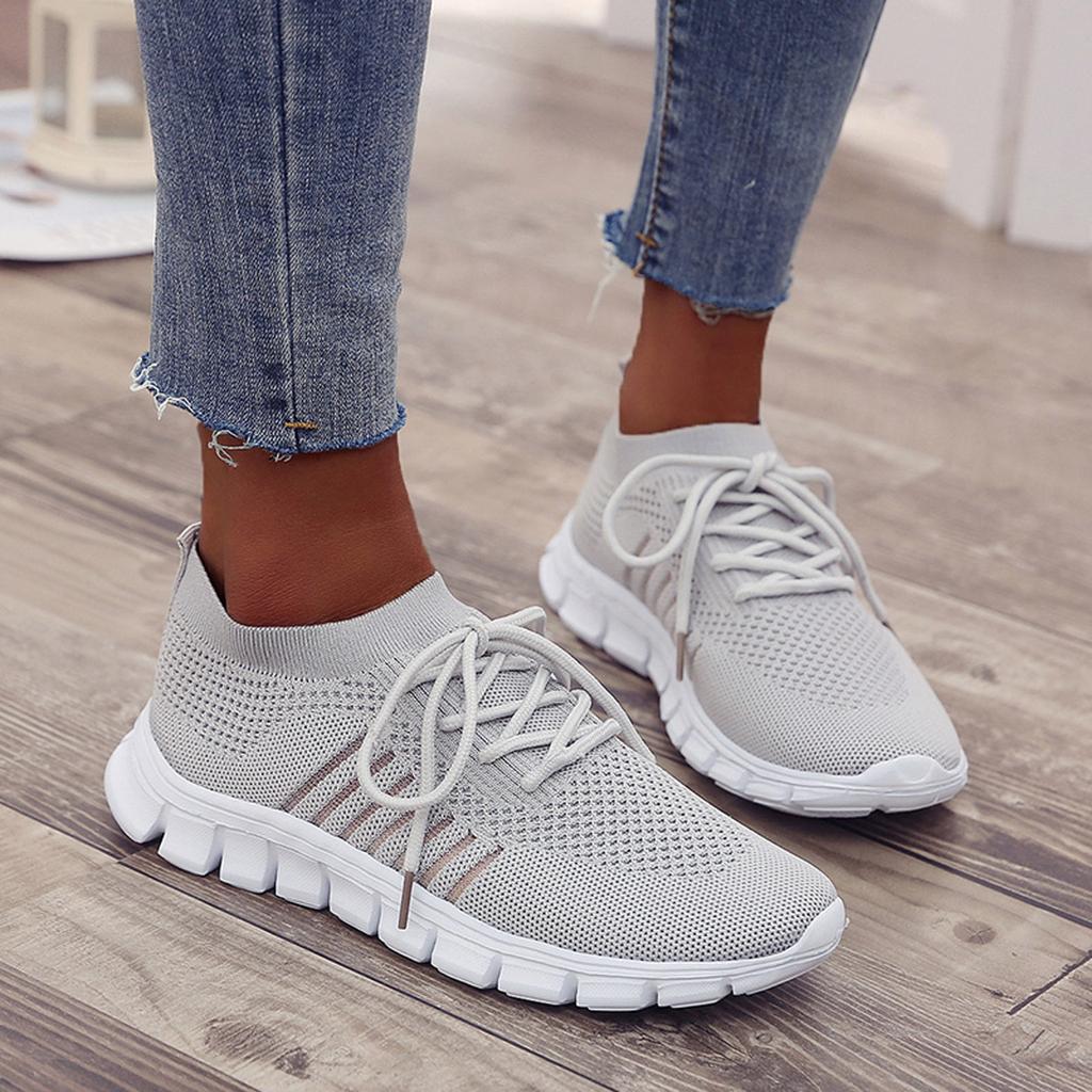Harper | Zapatillas Transpirables Amortiguadas de Mujer - StilfulltWomen's shoesCF958037Gris35Harper | Zapatillas Transpirables Amortiguadas de Mujer