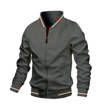 Hayes | Chaqueta Bomber Cortavientos de Verano - StilfulltMen's jacketsDMED4-QX365029Gris oscuroMHayes | Chaqueta Bomber Cortavientos de Verano