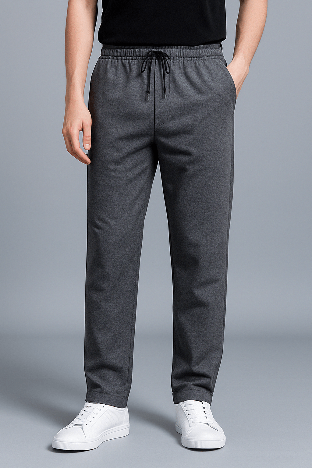 Hayes | Pantalón de Chándal Recto y Holgado - StilfulltMen's pantsCOMFORTABE-DONKE-365JGris oscuroMHayes | Pantalón de Chándal Recto y Holgado