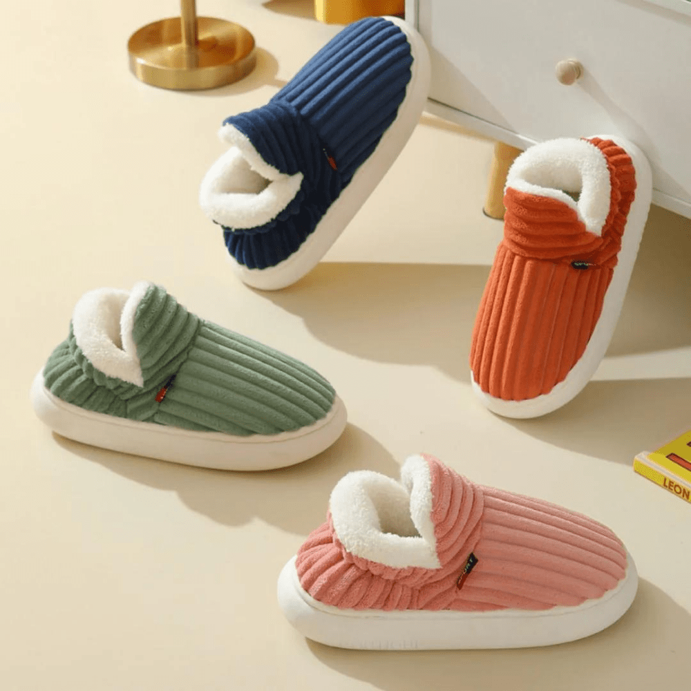 Hearthly | Zapatillas de Casa Forradas Antideslizantes de Invierno - StilfulltWomen's indoor slippersNaranja36-37Hearthly | Zapatillas de Casa Forradas Antideslizantes de Invierno