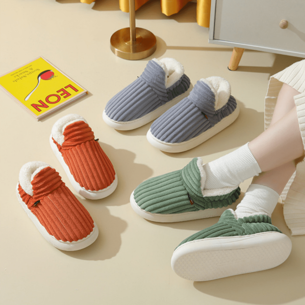 Hearthly | Zapatillas de Casa Forradas Antideslizantes de Invierno - StilfulltWomen's indoor slippersNaranja36-37Hearthly | Zapatillas de Casa Forradas Antideslizantes de Invierno