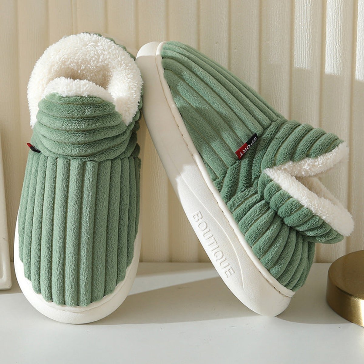 Heimly | Zapatillas de Casa Acolchadas y Forradas - StilfulltWomen's indoor slippersFluffy - 26Marrón36-37Heimly | Zapatillas de Casa Acolchadas y Forradas