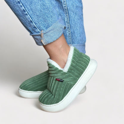 Heimly | Zapatillas de Casa Acolchadas y Forradas - StilfulltWomen's indoor slippersFluffy - 1Verde36-37Heimly | Zapatillas de Casa Acolchadas y Forradas