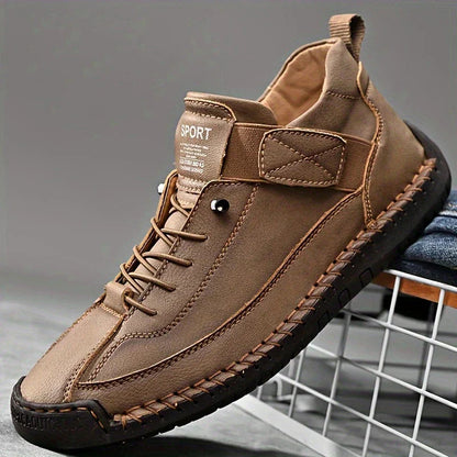 Henrietta slip-on trainers with elastic side panels in brown