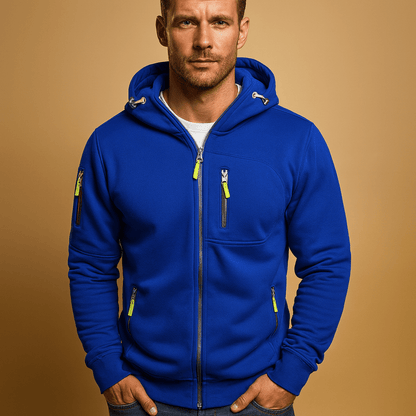 Nico | Sudadera de Hombre con Capucha y Cremallera