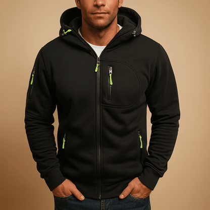 Nico | Sudadera de Hombre con Capucha y Cremallera