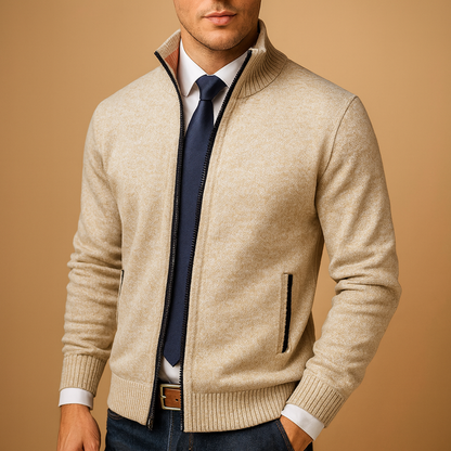 Colton | Cárdigan de Punto con Cremallera