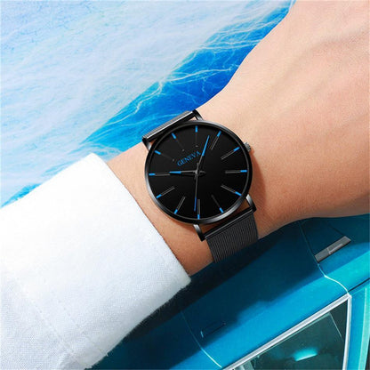 Hollis | Reloj Minimalista Ligero con Correa de Malla - StilfulltMen's watchesKT037015Hollis | Reloj Minimalista Ligero con Correa de Malla