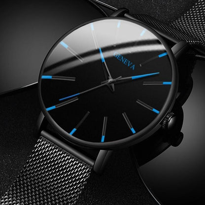 Hollis | Reloj Minimalista Ligero con Correa de Malla - StilfulltMen's watchesKT037015Hollis | Reloj Minimalista Ligero con Correa de Malla