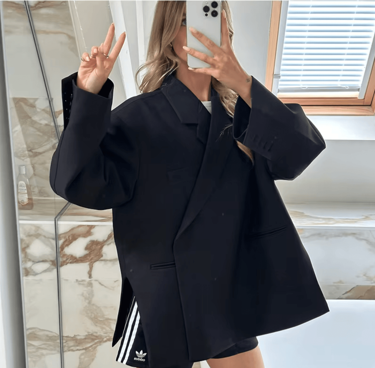 Ilaria | Blazer Oversize con Hombros Caídos - StilfulltWomen's jackets14:200004889#Black;5:100014064NegroSIlaria | Blazer Oversize con Hombros Caídos