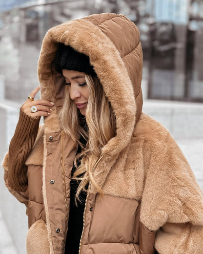 Ilvie | Chaquetón Acolchado Oversize con Capucha - StilfulltWomen's jacketsCJYD217464213MNGris claroSIlvie | Chaquetón Acolchado Oversize con Capucha