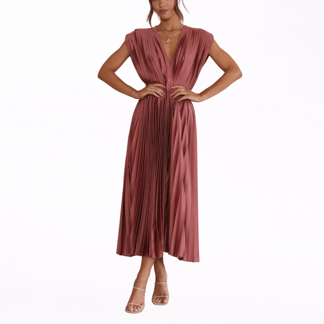 Ilvra | Klänning med djup urringning Elegant och raffinerad - StilfulltdressD3-YB403005SvartSIlvra | Klänning med djup urringning Elegant och raffinerad