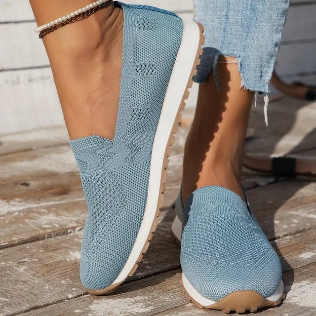 Inés | Zapatillas Sin Cordones de Punto con Suela Antideslizante - StilfulltWomen's shoesT0QS4PEDAzul cielo36Inés | Zapatillas Sin Cordones de Punto con Suela Antideslizante