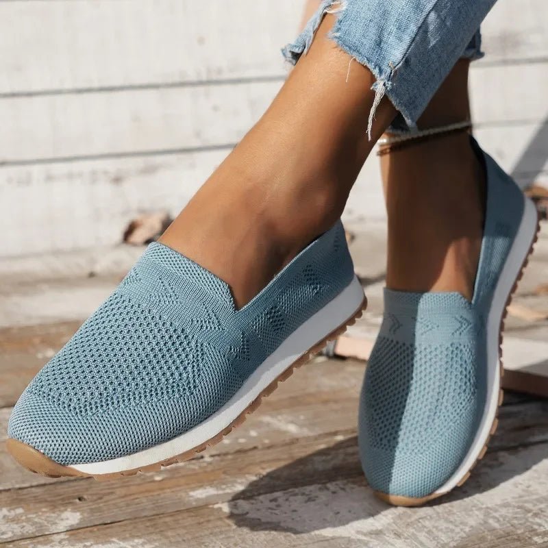 Inés | Zapatillas Sin Cordones de Punto con Suela Antideslizante - StilfulltWomen's shoesAIL4K74XAzul marino36Inés | Zapatillas Sin Cordones de Punto con Suela Antideslizante