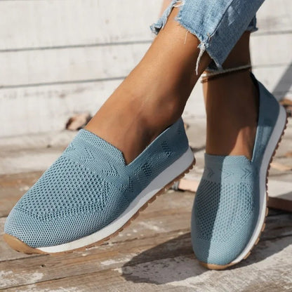 Inés | Zapatillas Sin Cordones de Punto con Suela Antideslizante - StilfulltWomen's shoesAIL4K74XAzul marino36Inés | Zapatillas Sin Cordones de Punto con Suela Antideslizante