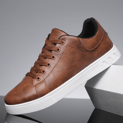 Kalvin | Zapatillas Bajas de Piel Sintética - StilfulltMen's shoesDSHD4-YC301003Marrón41Kalvin | Zapatillas Bajas de Piel Sintética