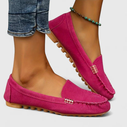 Kensington | Mocasines de Ante con Detalle Metálico - StilfulltWomen's shoesTurquesa35Kensington | Mocasines de Ante con Detalle Metálico
