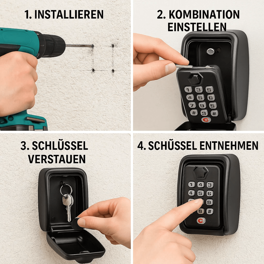 Keyhaven | Caja de Seguridad para Llaves Exterior de Pared - StilfulltHome securityWEERBESTEN-VAR-CCPFKeyhaven | Caja de Seguridad para Llaves Exterior de Pared