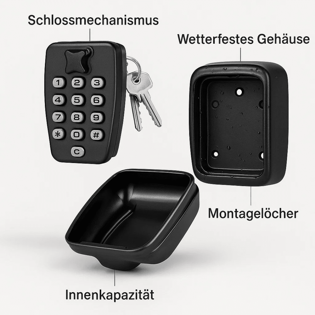 Keyhaven | Caja de Seguridad para Llaves Exterior de Pared - StilfulltHome securityWEERBESTEN-VAR-CCPFKeyhaven | Caja de Seguridad para Llaves Exterior de Pared