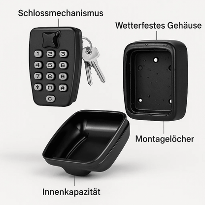 Keyhaven | Caja de Seguridad para Llaves Exterior de Pared - StilfulltHome securityWEERBESTEN-VAR-CCPFKeyhaven | Caja de Seguridad para Llaves Exterior de Pared