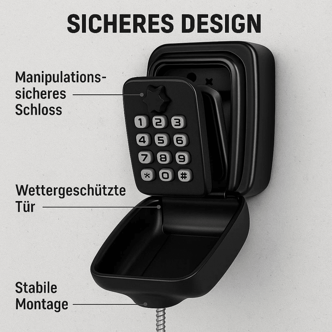 Keyhaven | Caja de Seguridad para Llaves Exterior de Pared - StilfulltHome securityWEERBESTEN-VAR-CCPFKeyhaven | Caja de Seguridad para Llaves Exterior de Pared