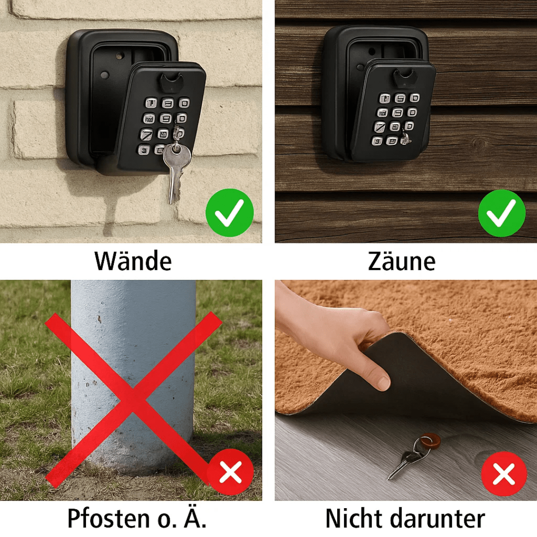 Keyhaven | Caja de Seguridad para Llaves Exterior de Pared - StilfulltHome securityWEERBESTEN-VAR-CCPFKeyhaven | Caja de Seguridad para Llaves Exterior de Pared