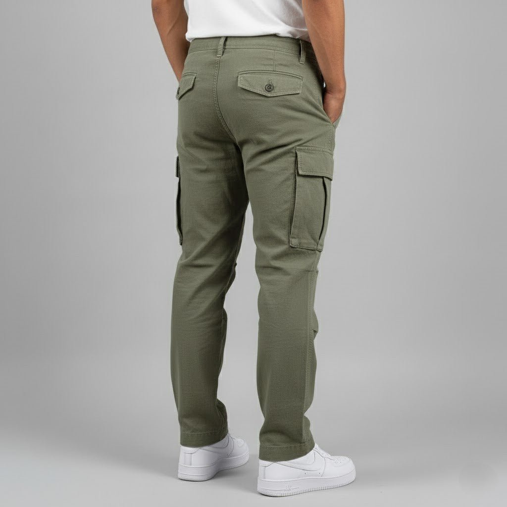 Knox | Pantalón Cargo Holgado con Bolsillos Laterales - StilfulltMen's pantsGrisSKnox | Pantalón Cargo Holgado con Bolsillos Laterales