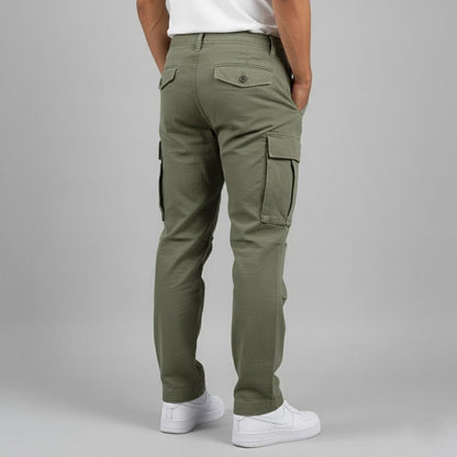 Knox | Pantalón Cargo Holgado con Bolsillos Laterales - StilfulltMen's pantsGrisSKnox | Pantalón Cargo Holgado con Bolsillos Laterales