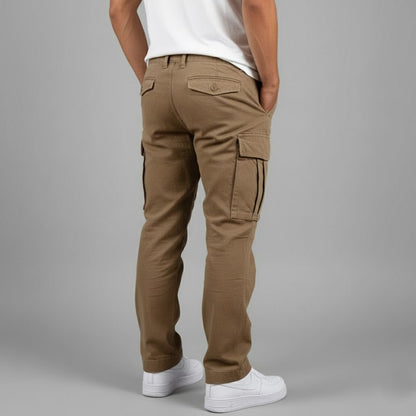 Knox | Pantalón Cargo Holgado con Bolsillos Laterales - StilfulltMen's pantsGrisSKnox | Pantalón Cargo Holgado con Bolsillos Laterales