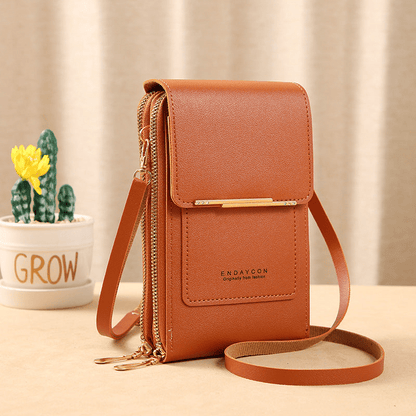 Larkin | Bolso Bandolera con Ventana Táctil - StilfulltWomen's handbagsD5-EE391007MarrónLarkin | Bolso Bandolera con Ventana Táctil