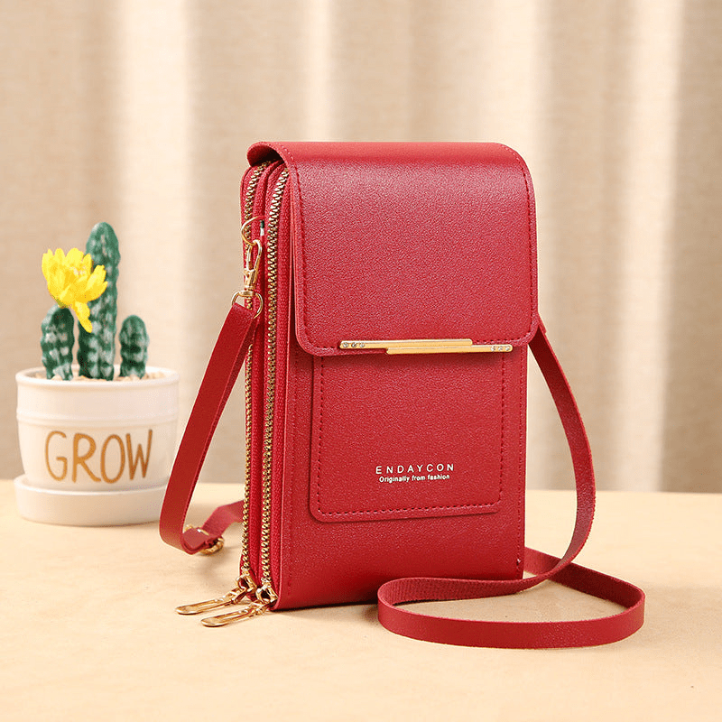 Larkin | Bolso Bandolera con Ventana Táctil - StilfulltWomen's handbagsD5-EE391001RojoLarkin | Bolso Bandolera con Ventana Táctil