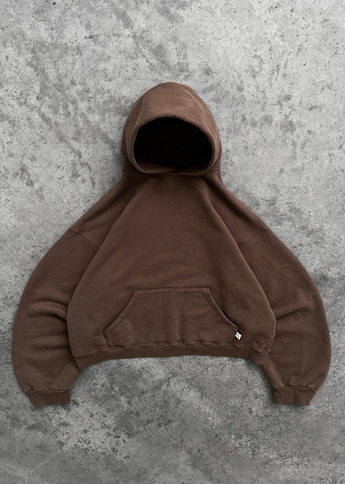 Leonie soft oversized hoodie in chocolate