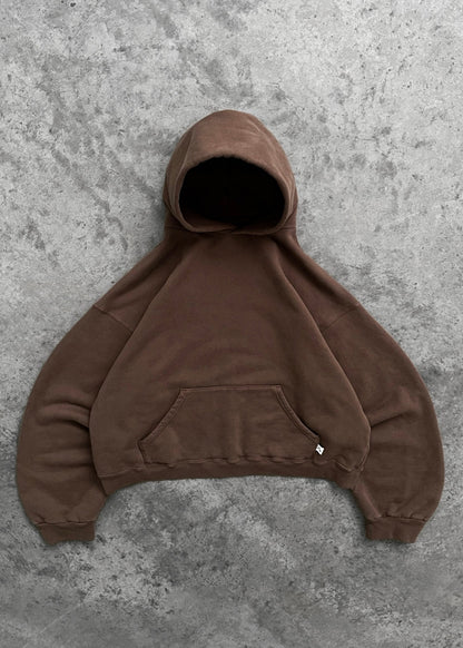 Leonie soft oversized hoodie in chocolate