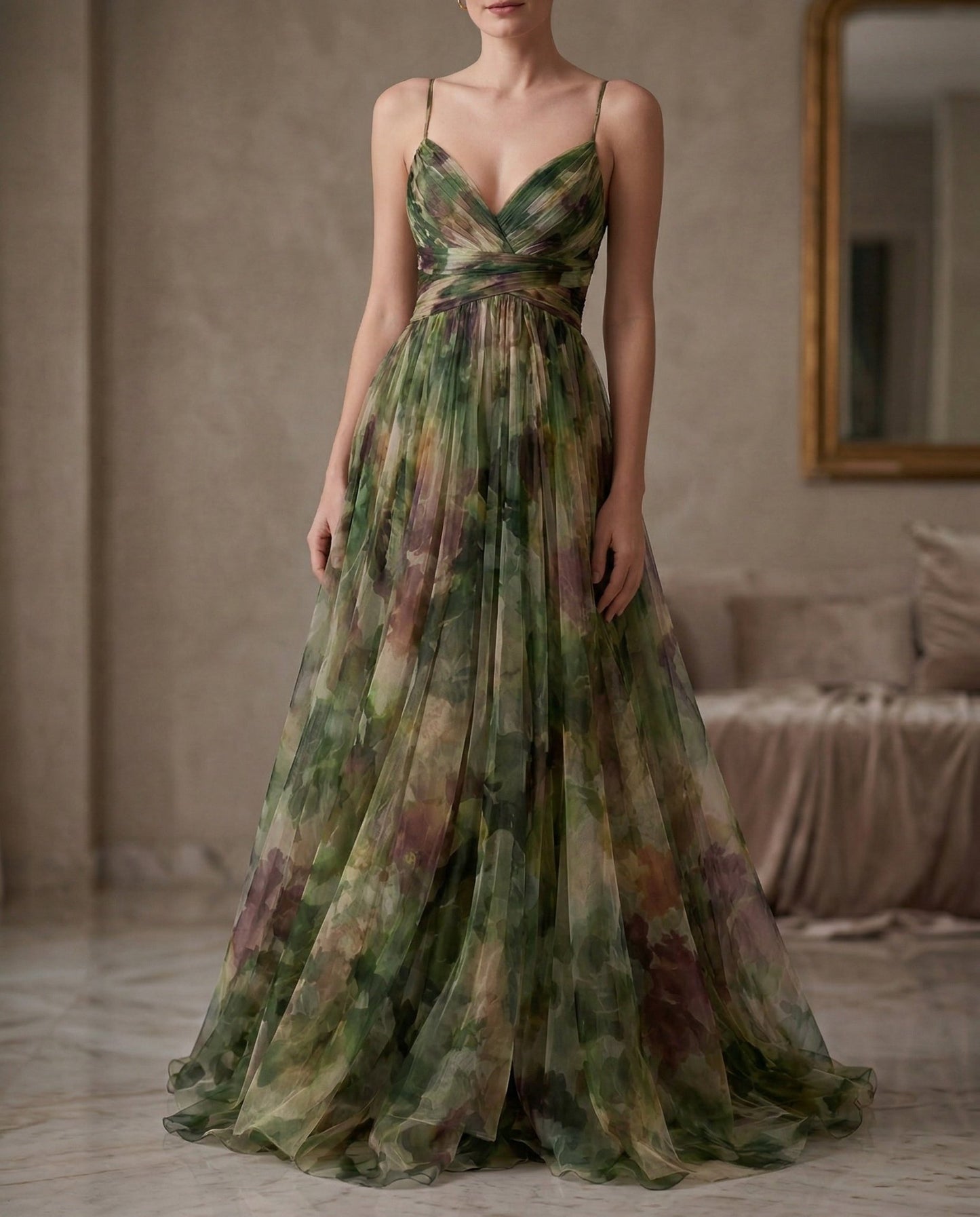 Lisora | Maxiklänning i chiffong med blomstertryck – lätt elegans och sommarstil - StilfulltdressDWOD4-YL593017ViolettSLisora | Maxiklänning i chiffong med blomstertryck – lätt elegans och sommarstil
