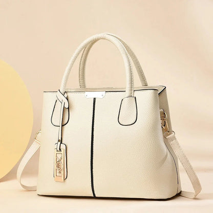 Lucienne | Bolso de Mano Estructurado con Bandolera - StilfulltWomen's handbagsVER25IVOVER9813Blanco marfilLucienne | Bolso de Mano Estructurado con Bandolera
