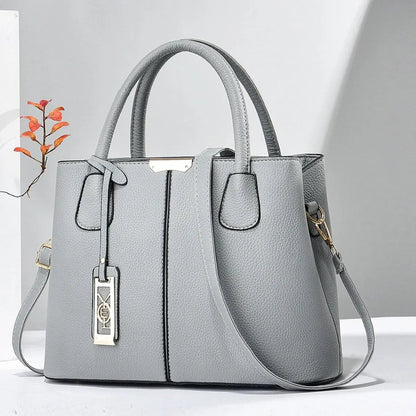 Lucienne | Bolso de Mano Estructurado con Bandolera - StilfulltWomen's handbagsVER25GREVER9814GrisLucienne | Bolso de Mano Estructurado con Bandolera