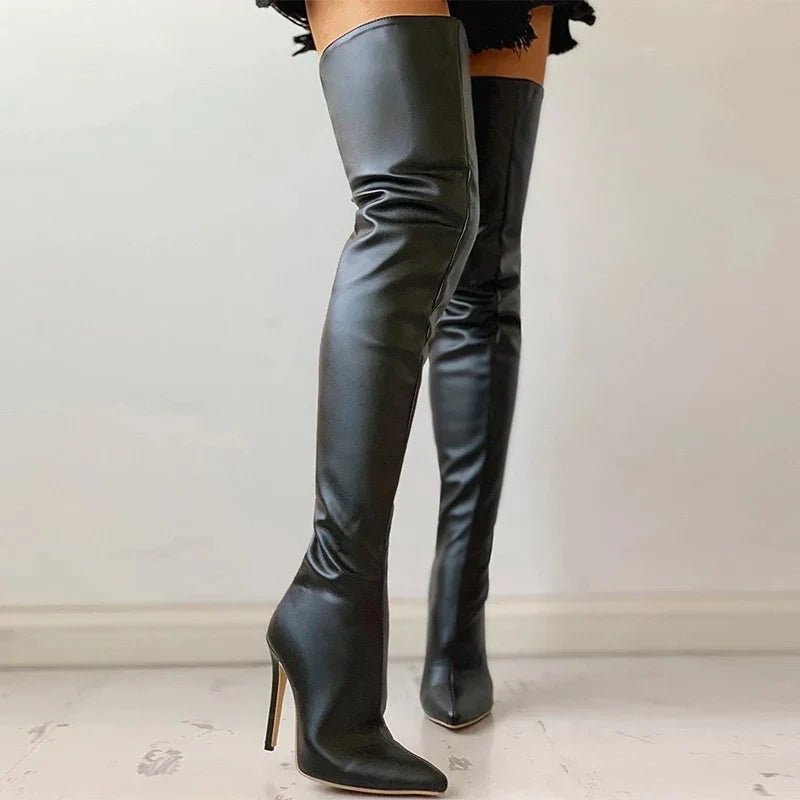 Lucienne | Botas Mosqueteras de Tacón Fino - StilfulltWomen's shoes36Lucienne | Botas Mosqueteras de Tacón Fino